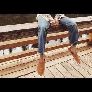 DÔEN Moccasin Babouche Olive, 40 (9.5) fall 2016